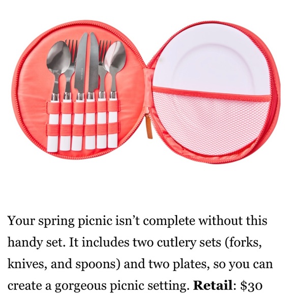 Sunnylife Lovers Picnic Set in Malibu - Picture 1 of 2